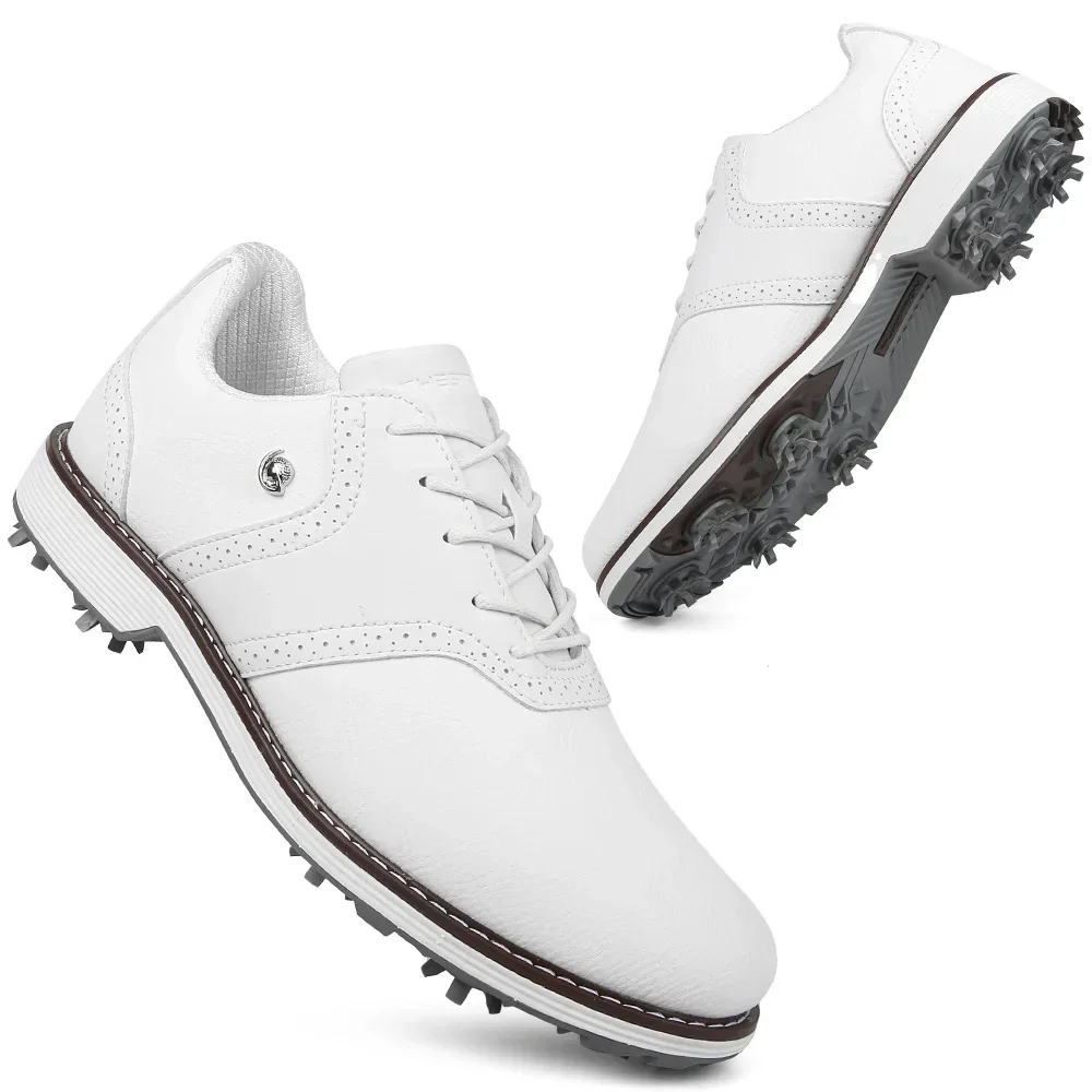 Neue professionelle Golfschuhe mit Spikes für Herren, luxuriöse Golfsneaker, bequeme Gehschuhe – Detail 10