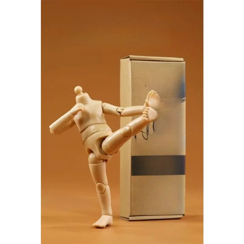 BJD 1/6 Scale Soldier Super Flexible Child Body Model for 7" Animal Costume Action Figures