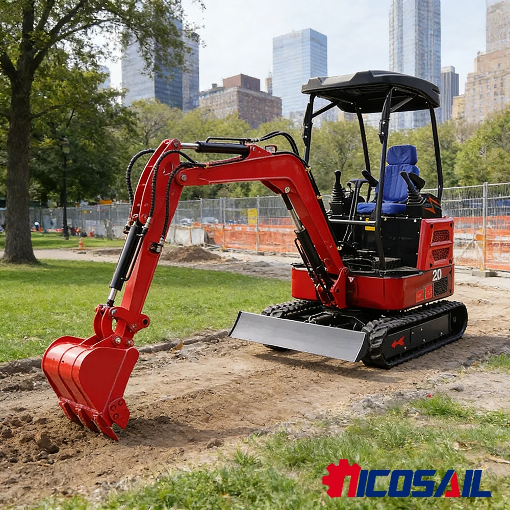 

Kubota Engine Mini Excavator 2-ton Small Crawler Excavator with Thumb European 5 CE EPA Garden Farm
