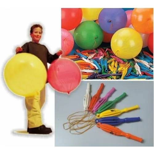 Aydınlı Party Wheel Basket Balloon Punch Balloon Mixed Color 100 Pcs