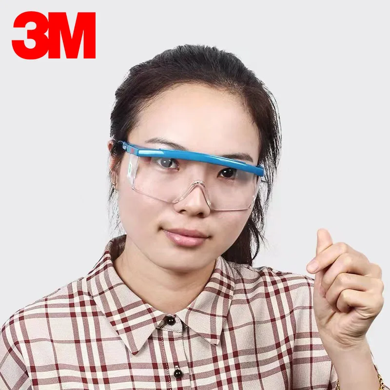 3M 1711 Genuine security 3M Safety Glasses Goggles Anti-wind Anti sand Anti Dust Resistant Transparent protective eyewear