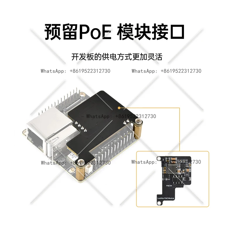 Luckfox Lyra Ultra W RK3506B Chip Micro Linux Entwicklungsboard 8GeMMC dreiadrig