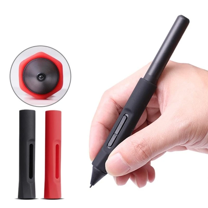 Pen Grip Non-Slip Silicone Pen Holder Case Socket Cover For Wacom- CTL472 CTL672
