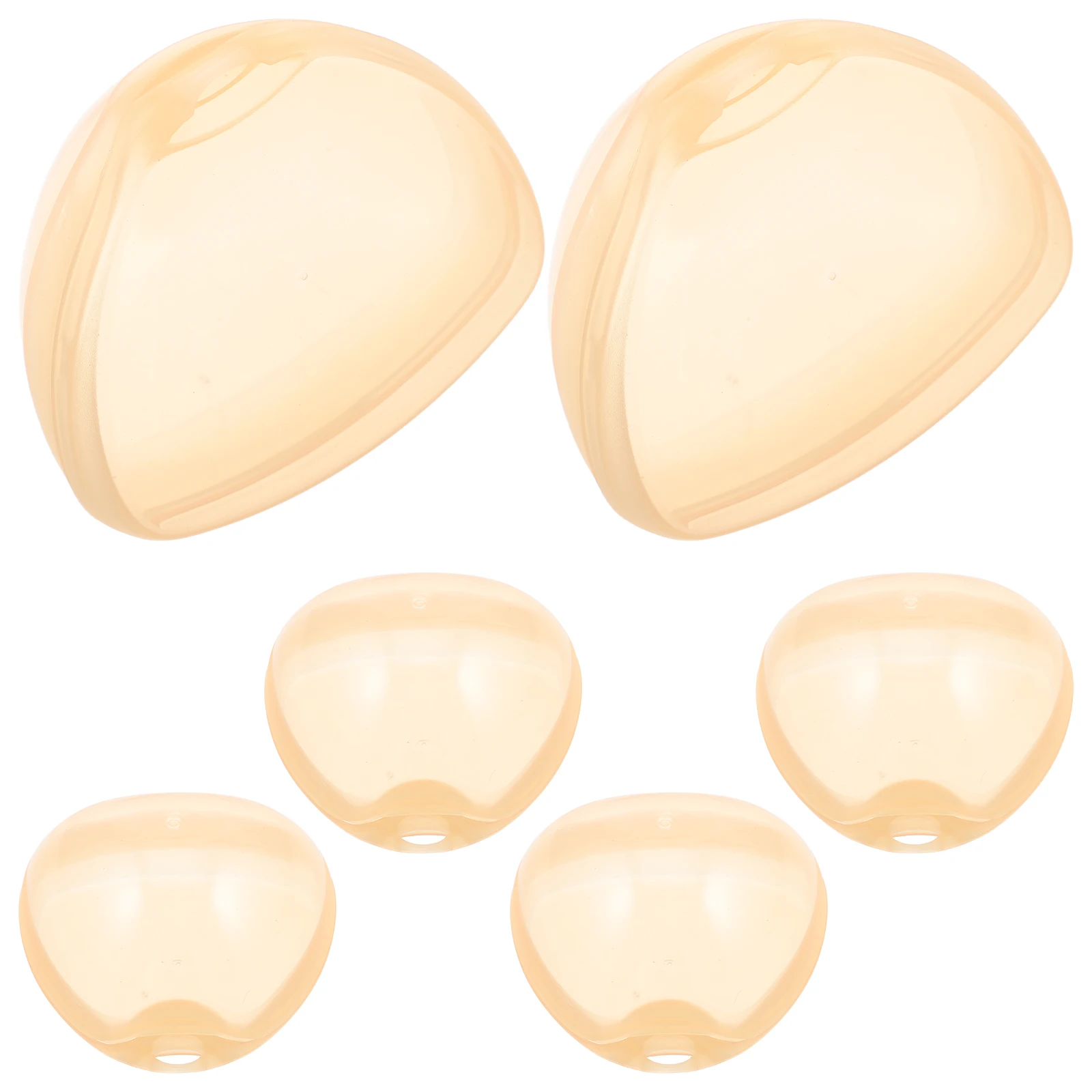 

6 Pcs Pacifier Storage Box Pacifiers Clear Case Pacifer Multi-use Plastic Carrying Bag Travel Carrier Infant Baby