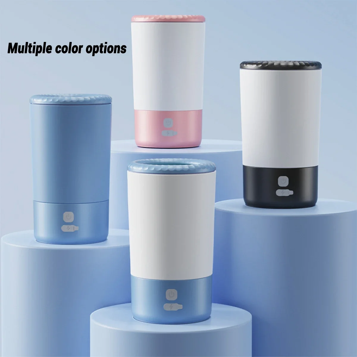 

Pet Paw Cleaner Machine Automatic, Portable Dog Cat Washer Cup with Soft Silicone Brush, USB-C Rechargeable, Waterproof