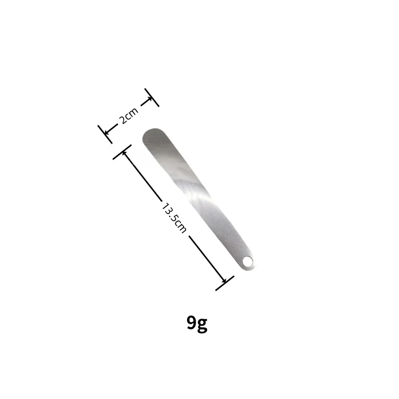 Food Grade Stainless Steel Dumpling Filling Spoon Tool Flat Scoop Mixture Stirring Spoon Meat Paste Picker Women's Short Slee...
