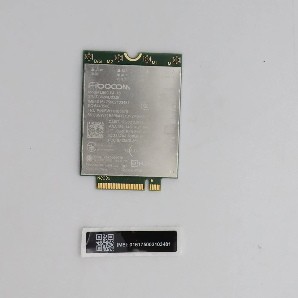 Fibocom L860-GL-16 FRU 5W11H85376 LTE CAT16 M.2 Module 4G Wireless WWAN Card For Thinkpad T16 Gen 1 P16s Gen1 Laptop