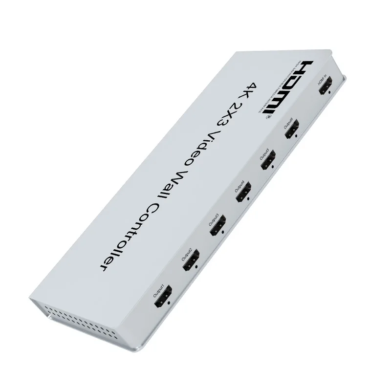 4K HDMI Video Wall Controller 2x3 HDMI Output and 1 Input for TV Splicing Display