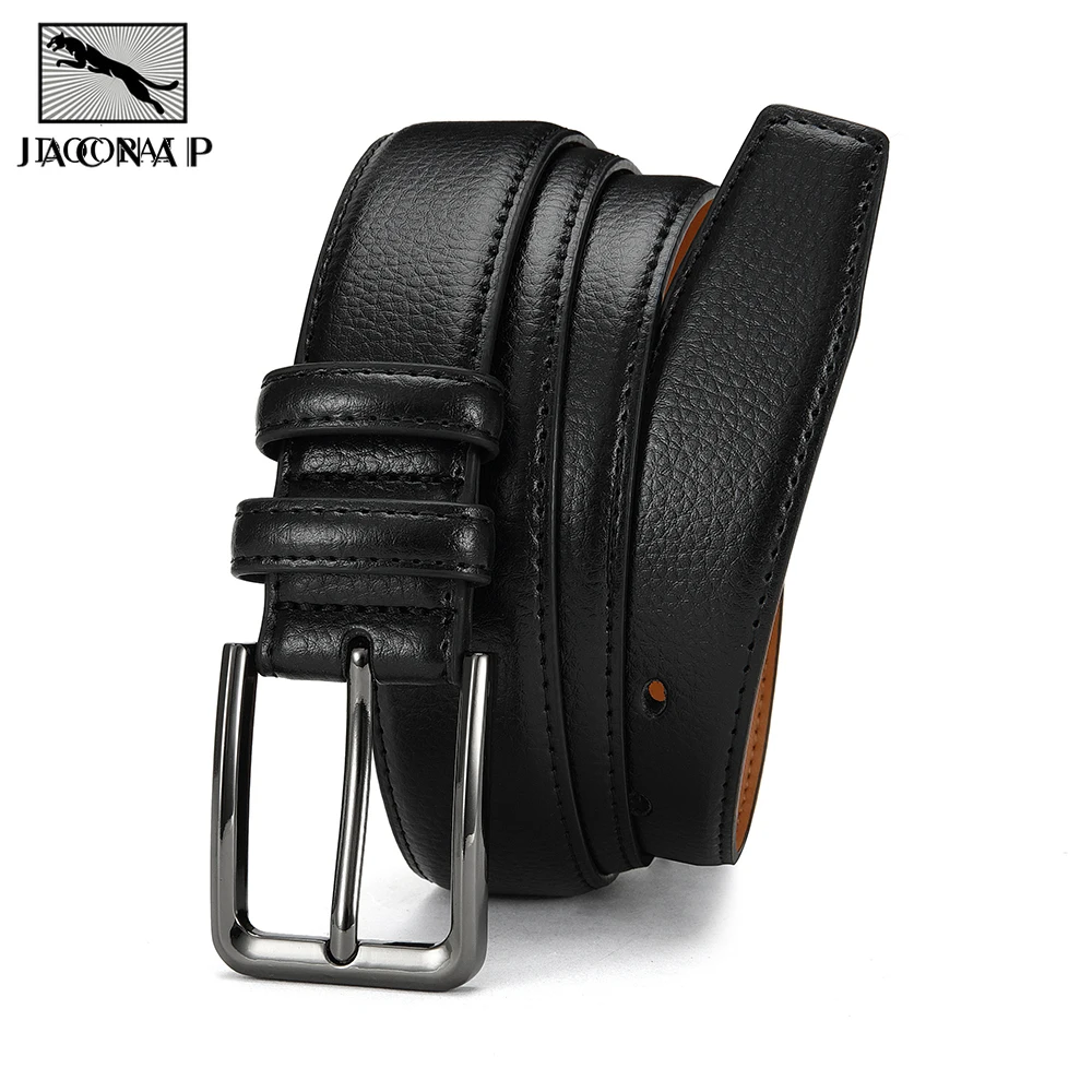 Men Belts High Quality Genuine Leather LONG Large Pin Buckle Metal Automatic Buckle Male Belts Strap Mal 115cm 135cm Size