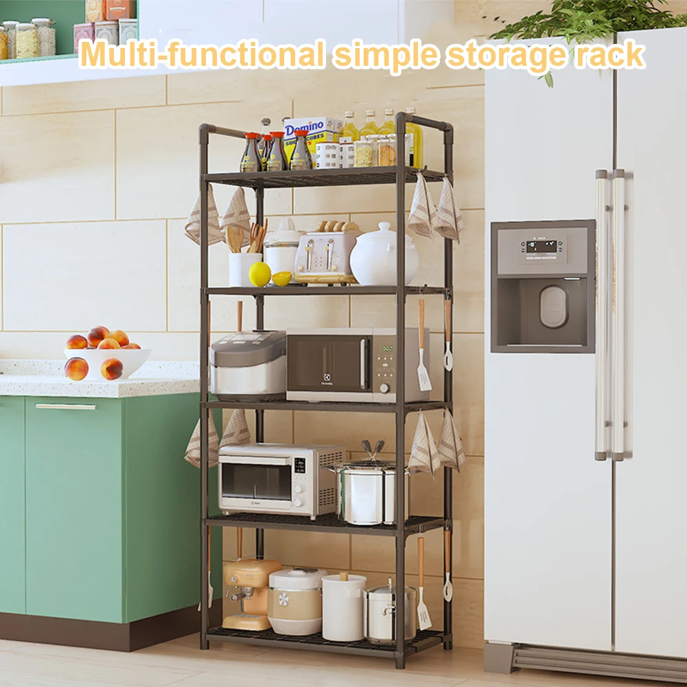 5 Tier Shelving Unit Heavy Dut - Food Storage Utensils ulasan dan harga