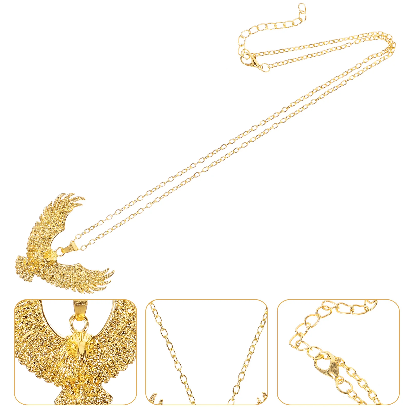 

Eagle Necklace Unique Gift for Men Pendant Chain Boys Men's Fashion with Alloy Charming