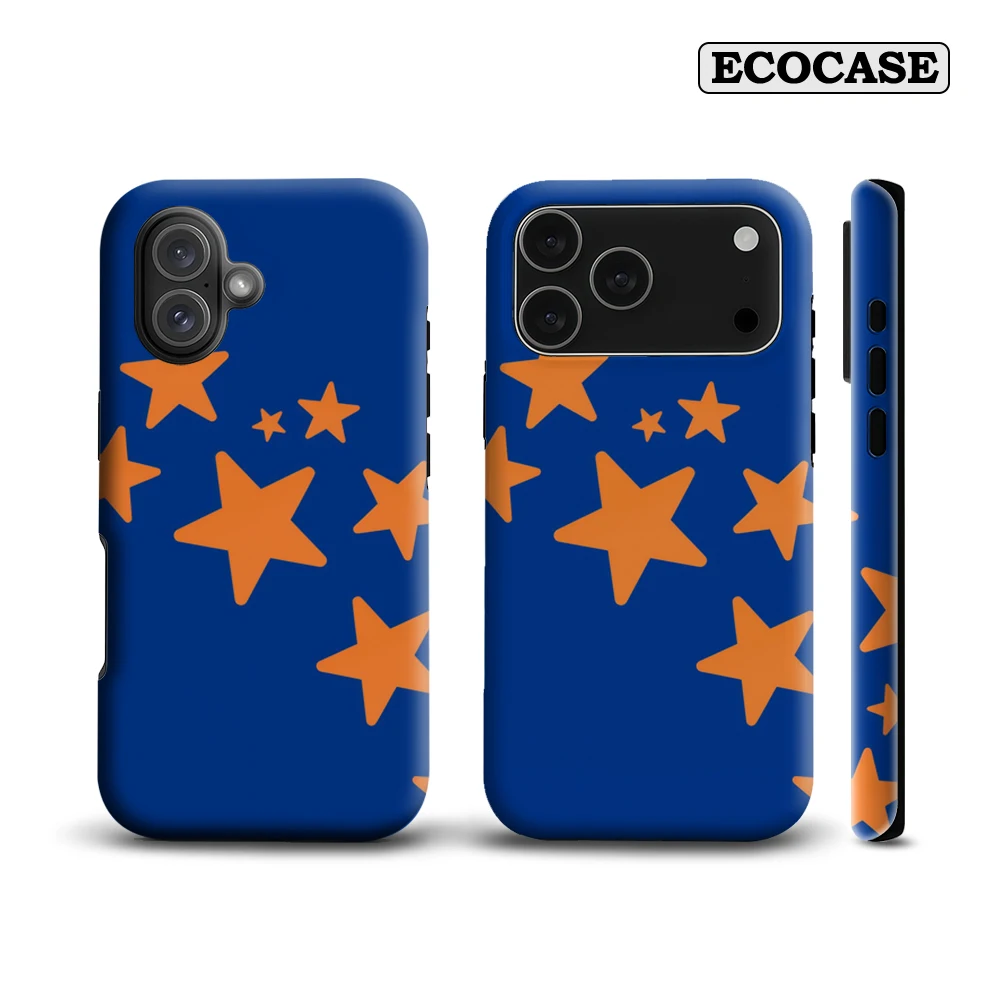 Cobalt Starburst Sparkle IPhone 17 Must-Haves Handyhülle für IPhone 17 16 15 14 13 12 Pro Max Plus Doppelschichtige Rückseite
