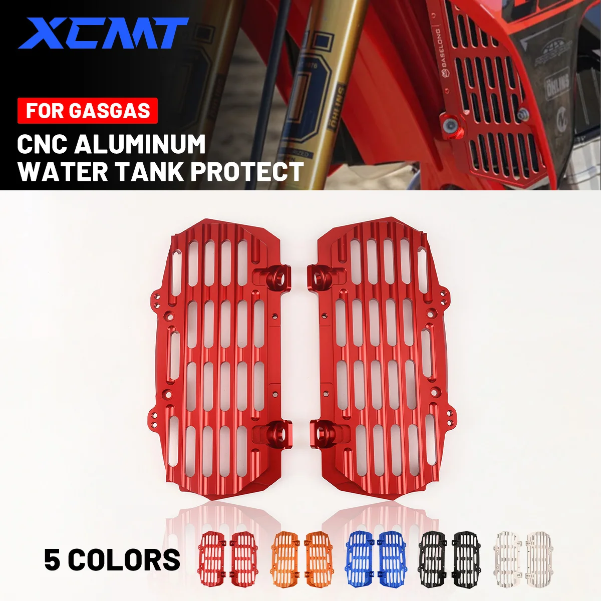 

For GASGAS GAS GAS EC250 EC300 EX250 MC EC EX 250 300 350F 450F 2023 2022 2024 Motorcycle Radiator Grille Guard Protector Cover