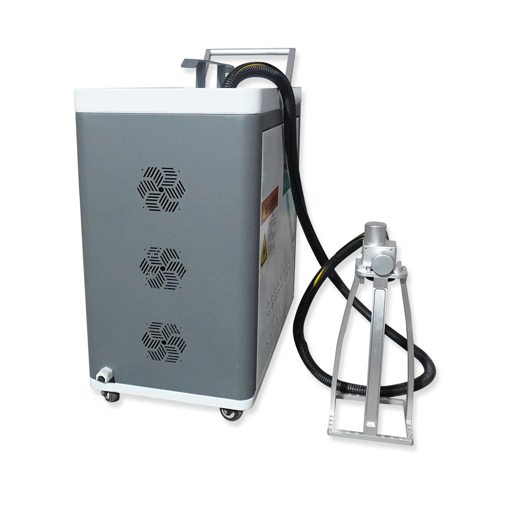 100W 200W 300W Pulse Laser Cleaning Machine Easy To Use Rust Paint Oil Coating Remover For Metal Steel Stone