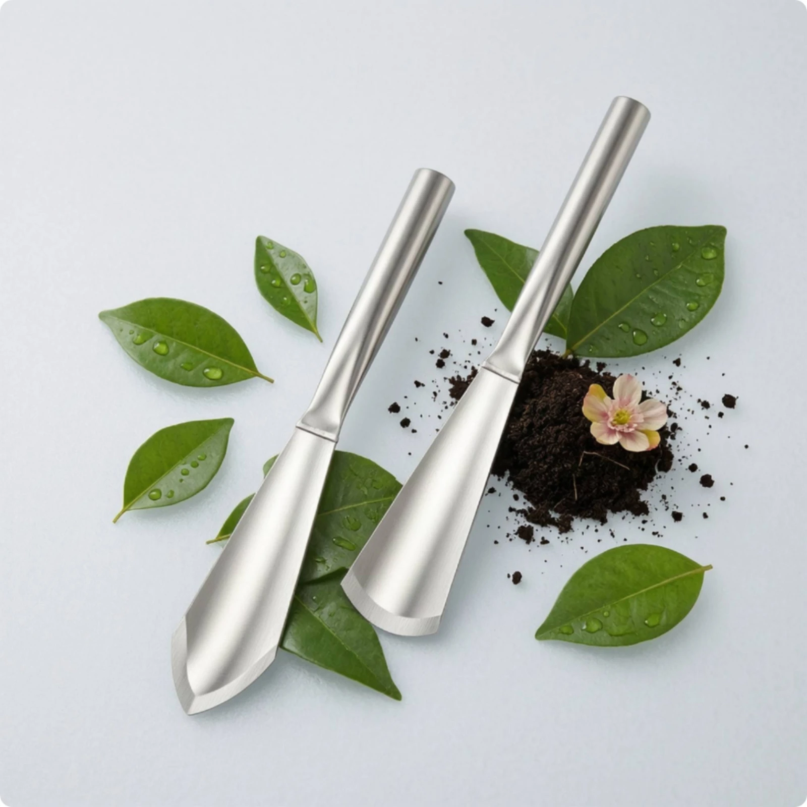 2 Pieces Garden Hand Trowel Sturdy Hand Shovel Garden Trowel Heavy Duty Gardening Shovel Polished for Gardeners, Planting