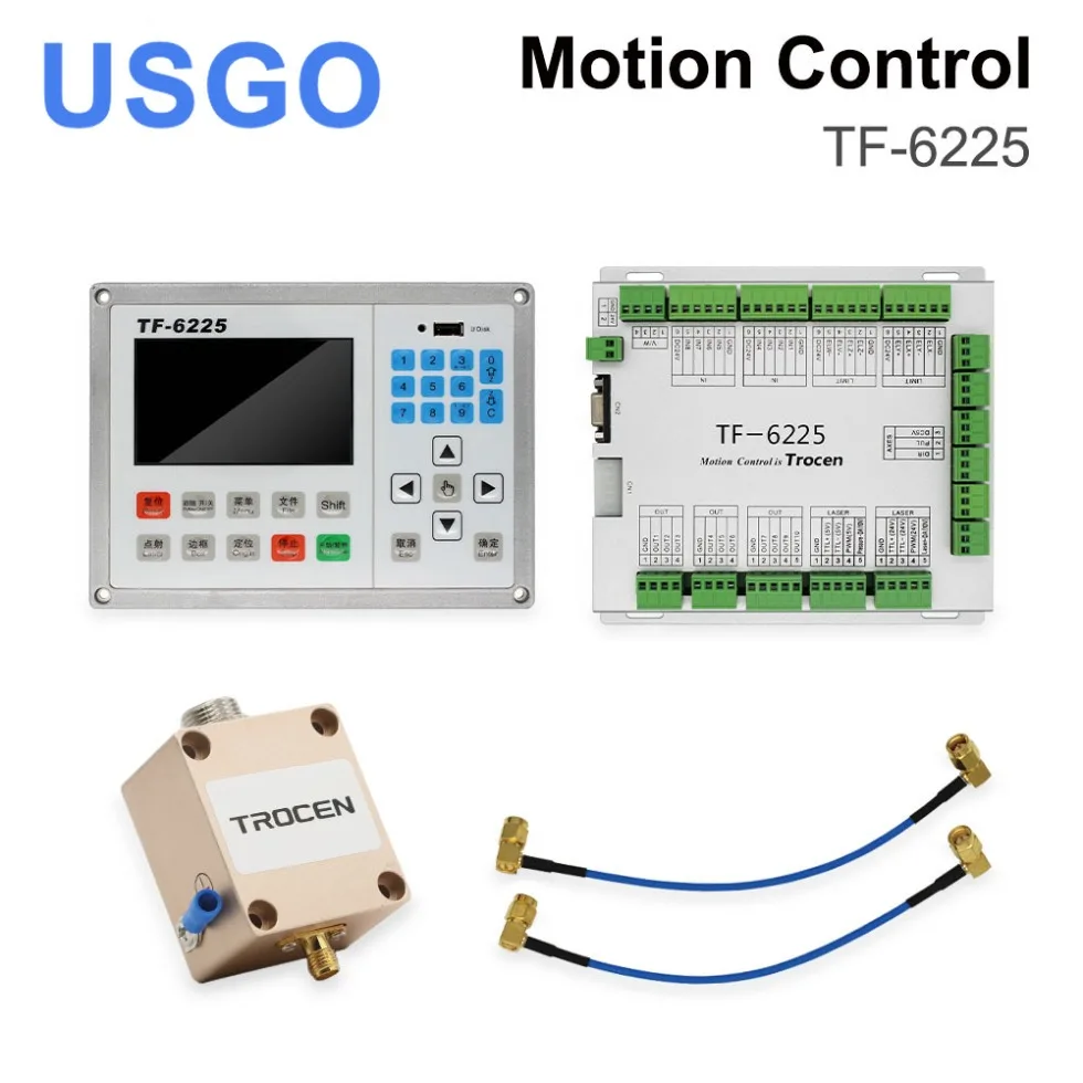 

USGO Trocen TF-6225 Fiber CO2 Laser Controller Automatic height sensing system + metal non-metal material cutting controller