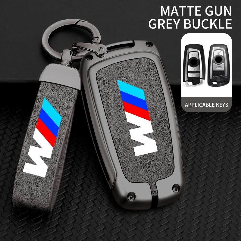 Coque de clé de voiture en cuir en alliage de zinc, coque de protection, BMW M3, F20, F30, G20, F31, F34, F10, G30, F11, Bery, F25, Tage, I3, Série