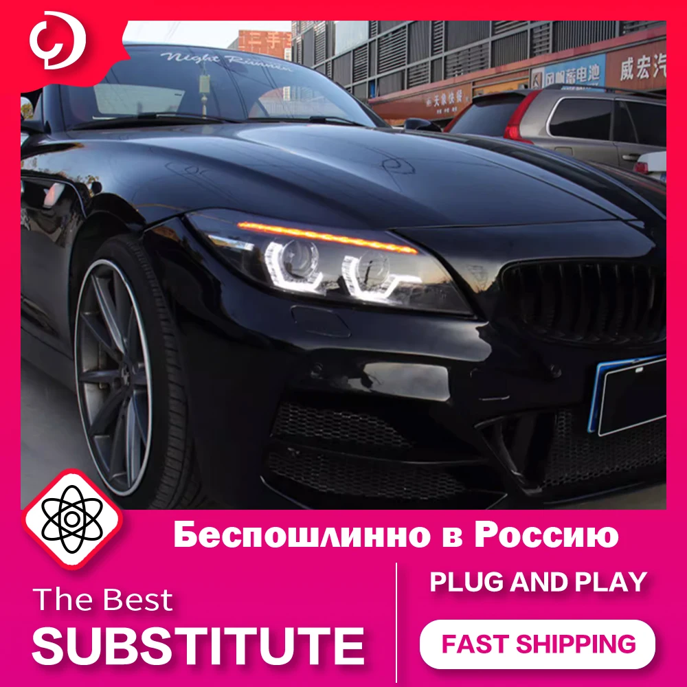 

AKD Car Styling Headlights for BMW Z4 E89 2009-2016 LED Headlight DRL Turn Signal Light Led Projector Auto Accessories