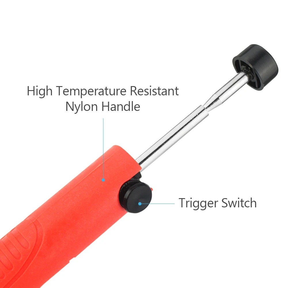 Succionador de soldadura de hierro para desoldar eléctrico, bomba de estaño de 110/220V 36W con boquillas para desoldar, herramienta de reparación de soldadura con desoldador de orificio pasante