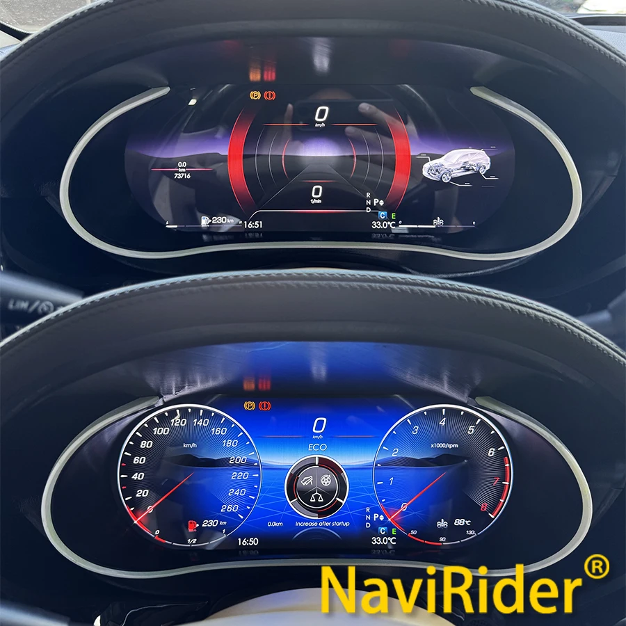 

For Benz CLS 2012-2017 Digital Car Dashboard Speedometer Virtual Cockpit Instrument Panel Vehicle Upgrade Accessories Tachometer