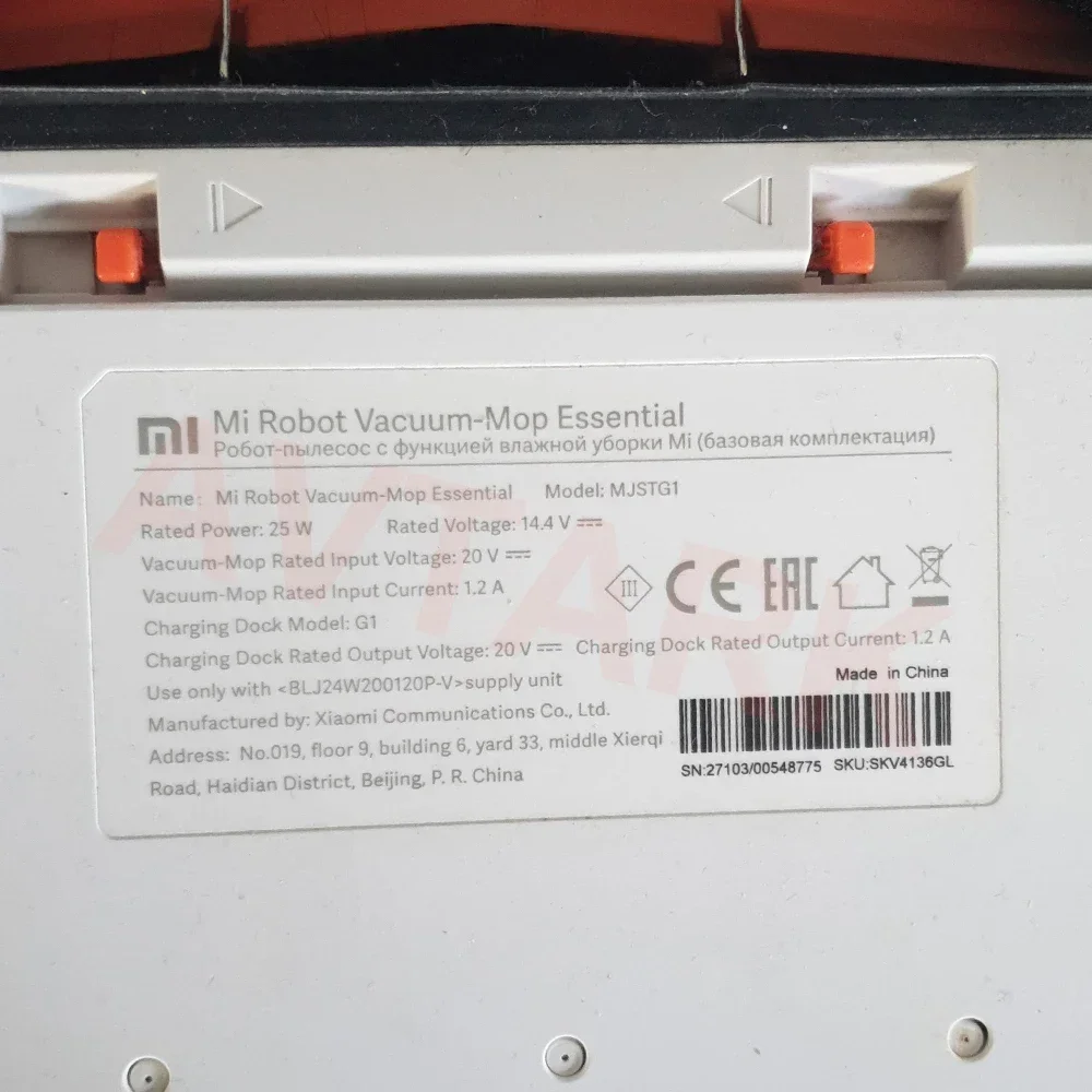 Neuer 4S1P 14,4 V 4000 mAh Li-Ionen-Akku, für XIAOMI MIJIA Mi Robot Vacuum-Mop Essential G1 MJSTG1, SKV4136GL H18650CH R30 R35