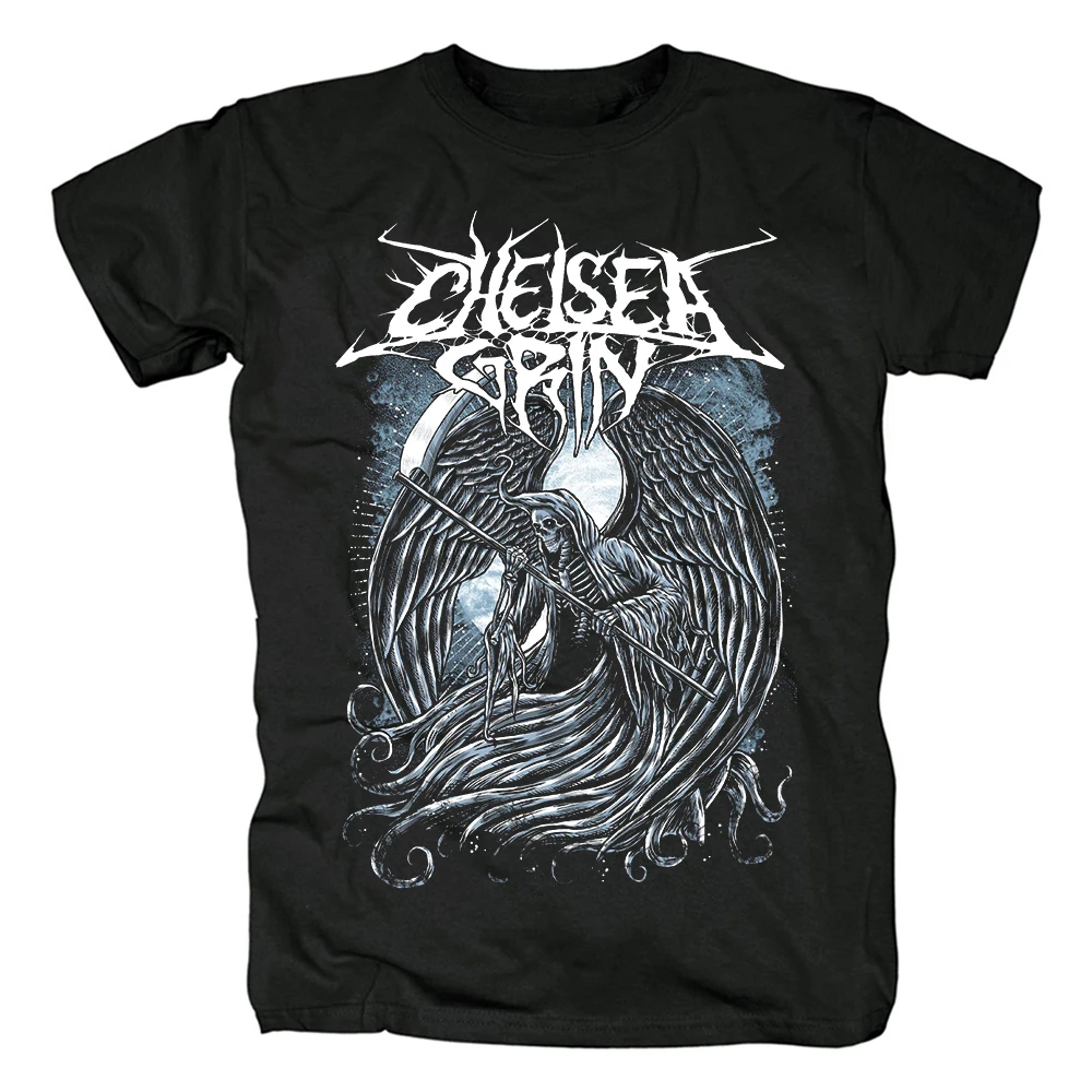 Chelsea Grin American Deathcore Metallband O-Ausschnitt Baumwolle T-Shirt Herrenmode Kurzarm T-Shirts Tops Streetwear Hip Hop