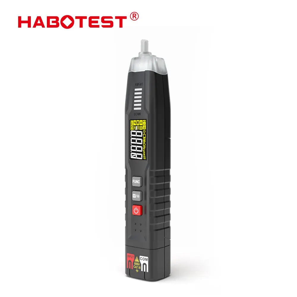 HABOTEST HT122 Smart Pen Type Multimeter Digital Multi-meter True RMS DC AC Voltage Meter Voltmeter NCV Phase Sequence Tester