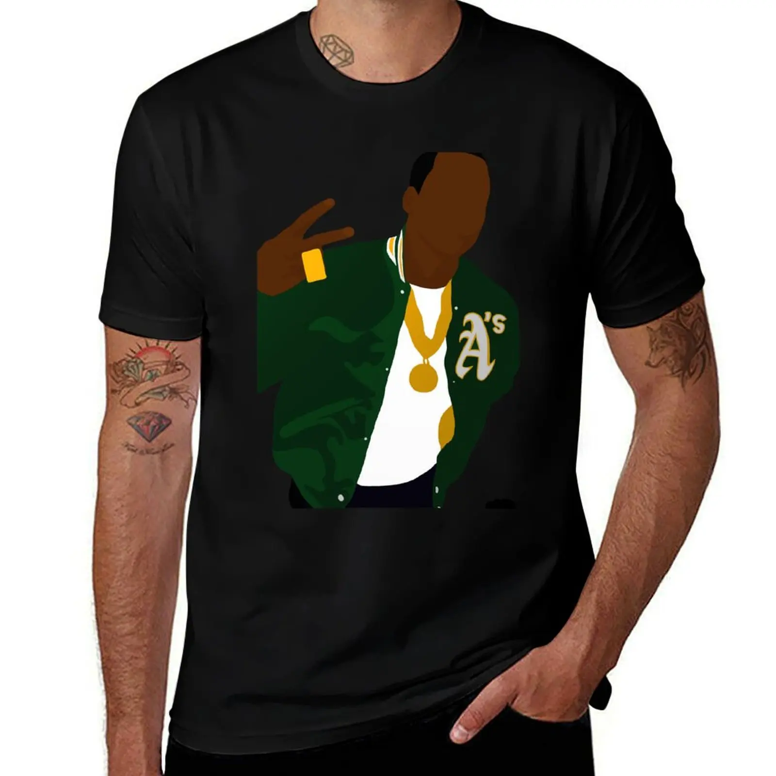 Oakland Style (Too Short) T-Shirt High Elasticity Sports T-Shirt