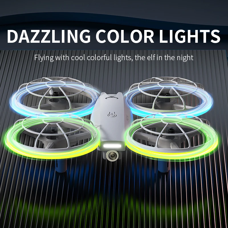 Mini Dron SG500 MAX con cámara HD Protección completa Luces de color deslumbrantes 360 °   Tumble versión aérea RC Quadcopter para juguetes para niños