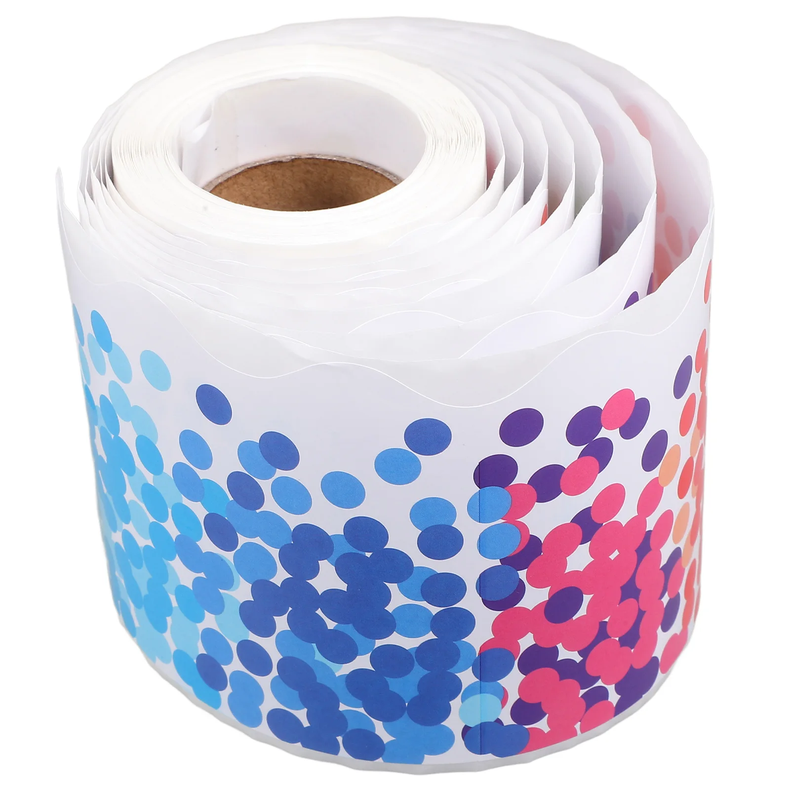 

Colorful Stickers Classroom Wall Decals Bulletin Board Coated Paper Border Office