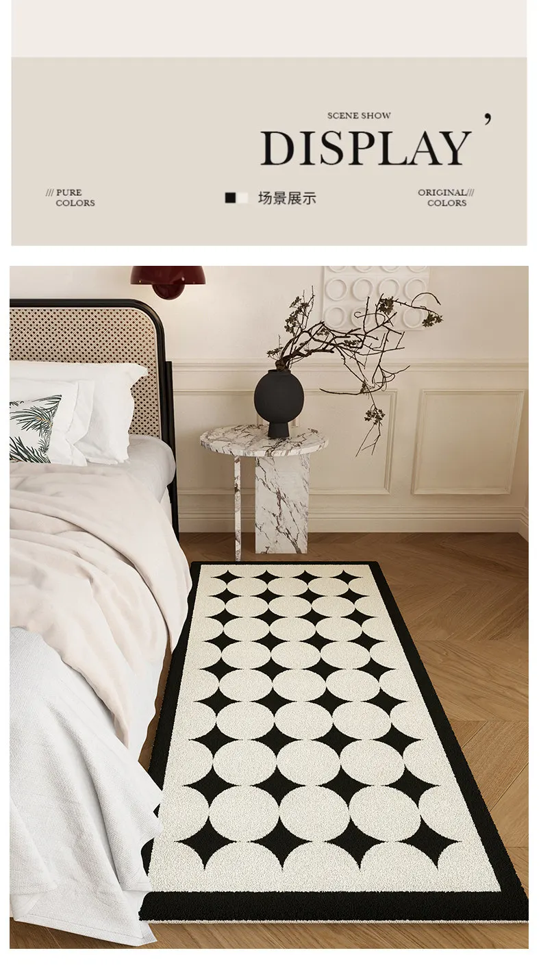 

Carpet Bedroom Bedside Blanket Living Room Thickened Sofa Coffee Table Blanket Imitation Cashmere Bedside Machine Washable