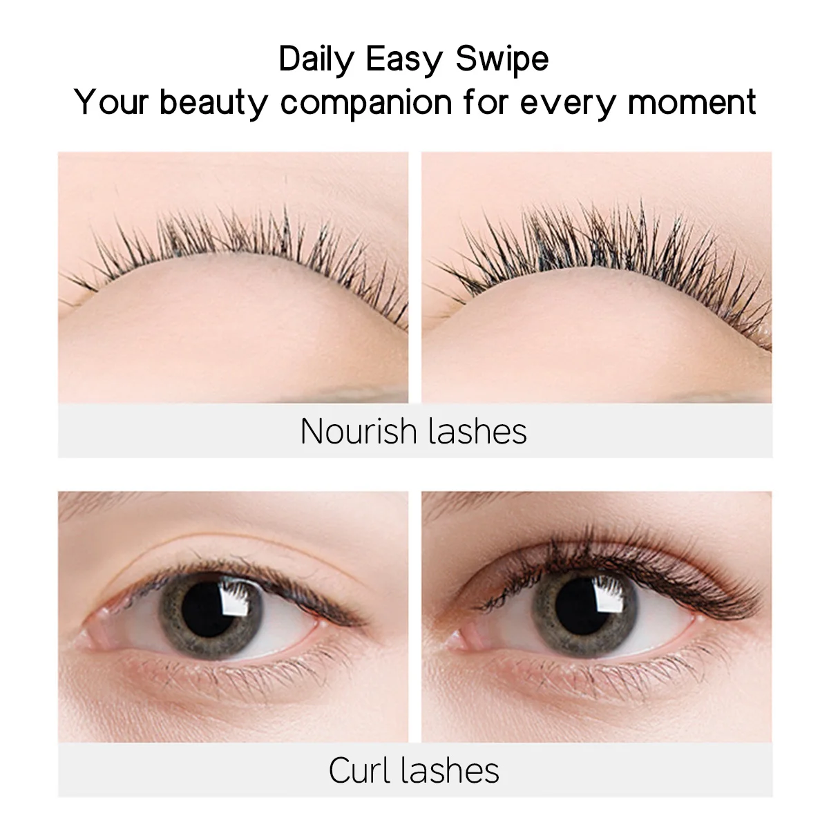 เซรั่มบำรุงขนตาเข้มข้น ช่วยให้ขนตาหนาขึ้นและยาวขึ้น ผลิตภัณฑ์ดูแลขนตาที่เข้ากับการแต่งหน้า ช่วยให้ขนตายาวขึ้นอย่างรวดเร็ว