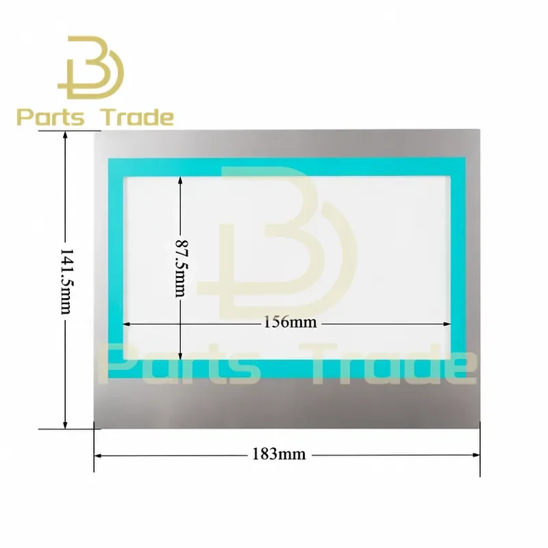 Touch Screen Digitizer and Protective Film Overlay for 6AV6648-0BC11-3AX0 Smart 700IE Touch Panel Glass