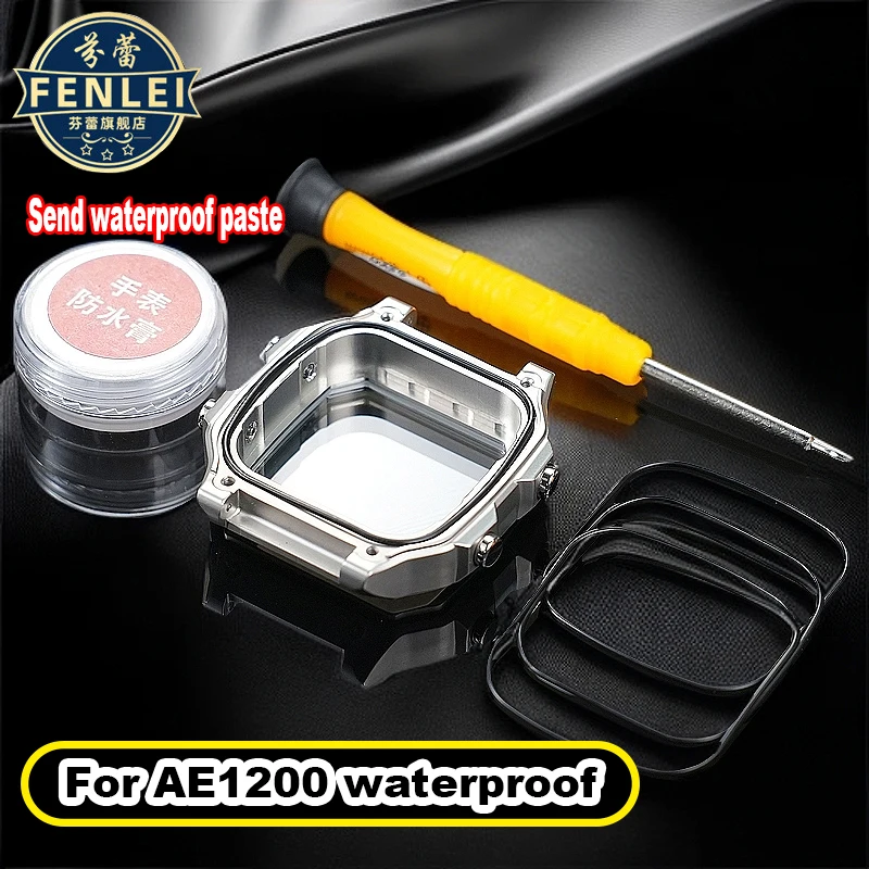 AE1200 Watch back cover waterproof ring For Casio AE1200 AE1300 bottom cover rubber sealing ring accessories Waterproof paste