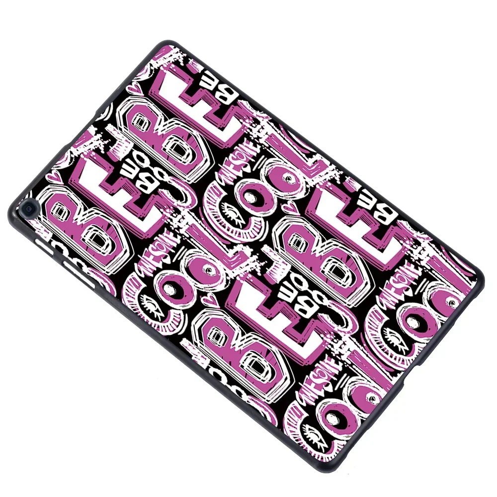 Tablet Case Cover voor Samsung Tab A7 10.4"/A7 Lite 8.7"/S7 11"/S6 Lite 10.4"/A 8.0" 10.1" 10.5" Graffiti Art Print Plastic Shell