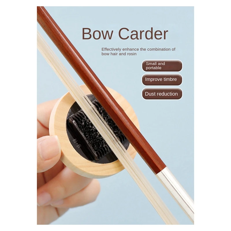 New-Bow Comber Violin Bow Hair Comb Durables DIY Erhu Bow Brushs Improve Tone