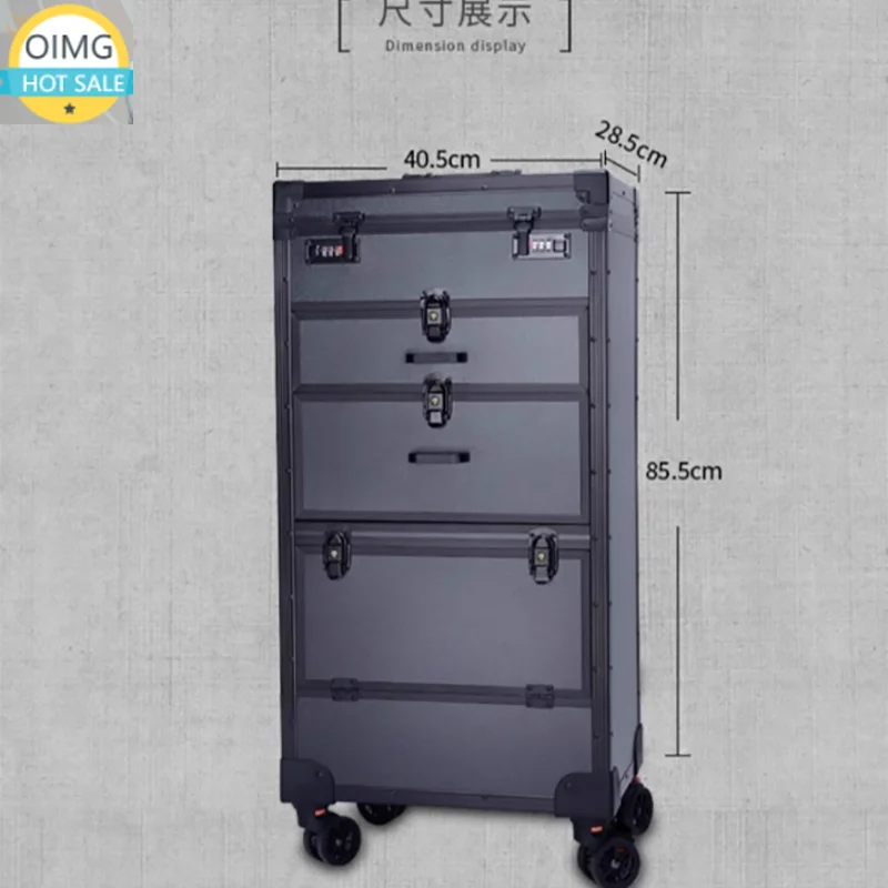 Uk Modern Salon Trolley Drawer Style Storage Rack Rolling Storage Cart Lockable Saves Carrello Parrucchiere Salon Furniture