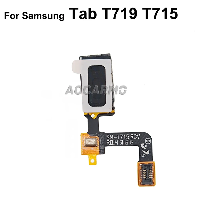 Aocarmo Earpiec For Samsung Galaxy Tab S2 T719 T715 Top Microphone Module Element Noise Reduction Mic Flex Cable Replacement