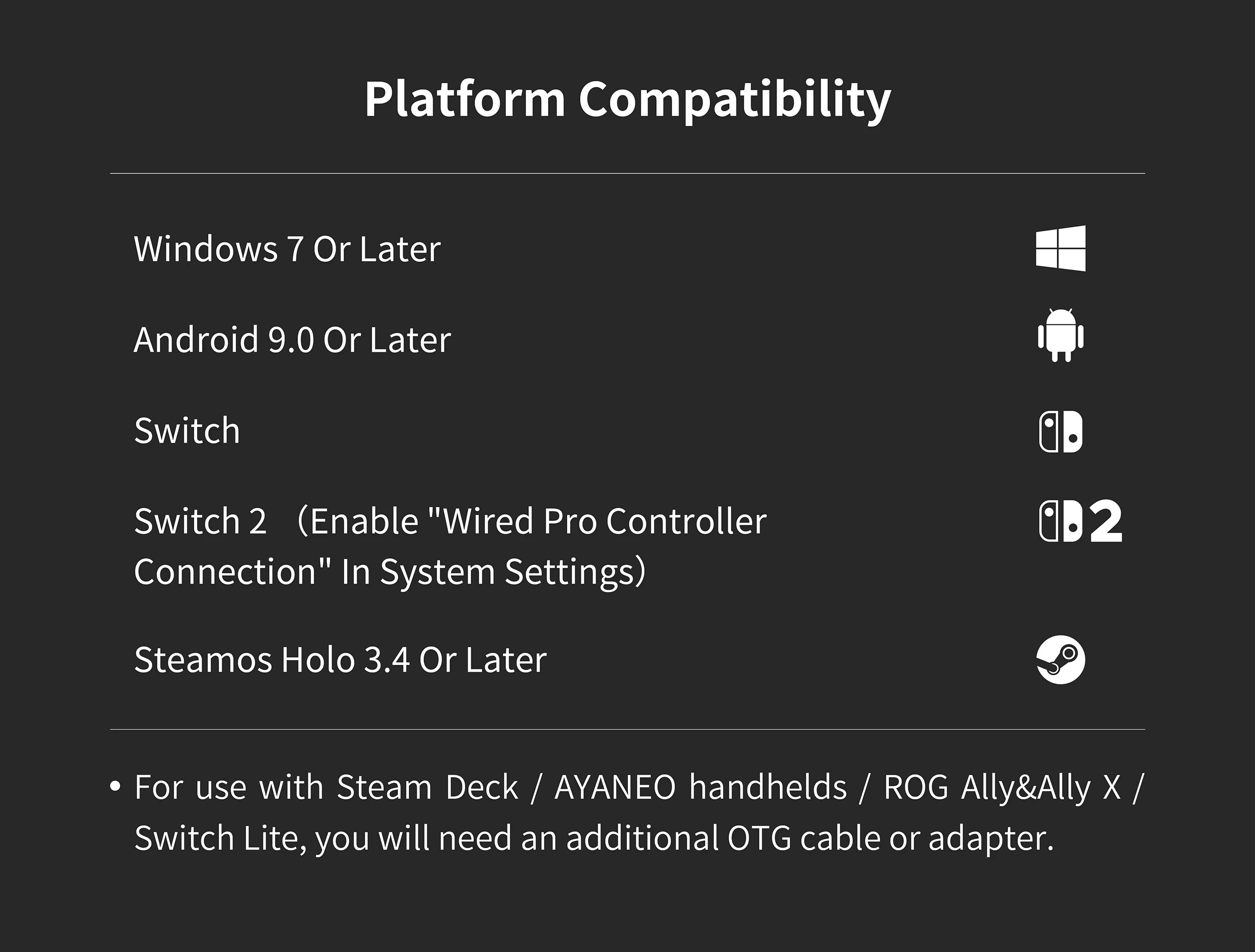 GuliKit Bluetooth-Spielcontroller mit TMR-Joystick und Hyperlink 2 Adapter für Windows/Switch 2/Steam Deck/iOS/macOS – Detail 27
