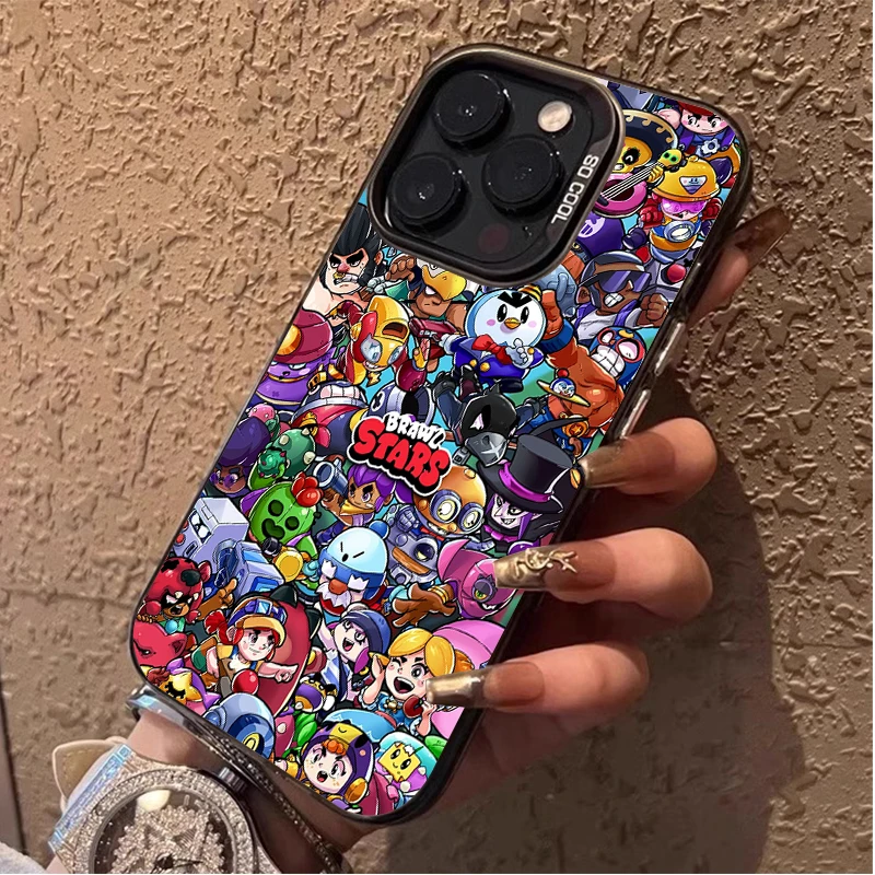 Laser Phone Case for Samsung Galaxy A25 A55 A35 A15 A05 A05S 5G A13 A23 A12 A22 A32 A52 A52S A72 A51 A71 4G Cartoon Game Cover