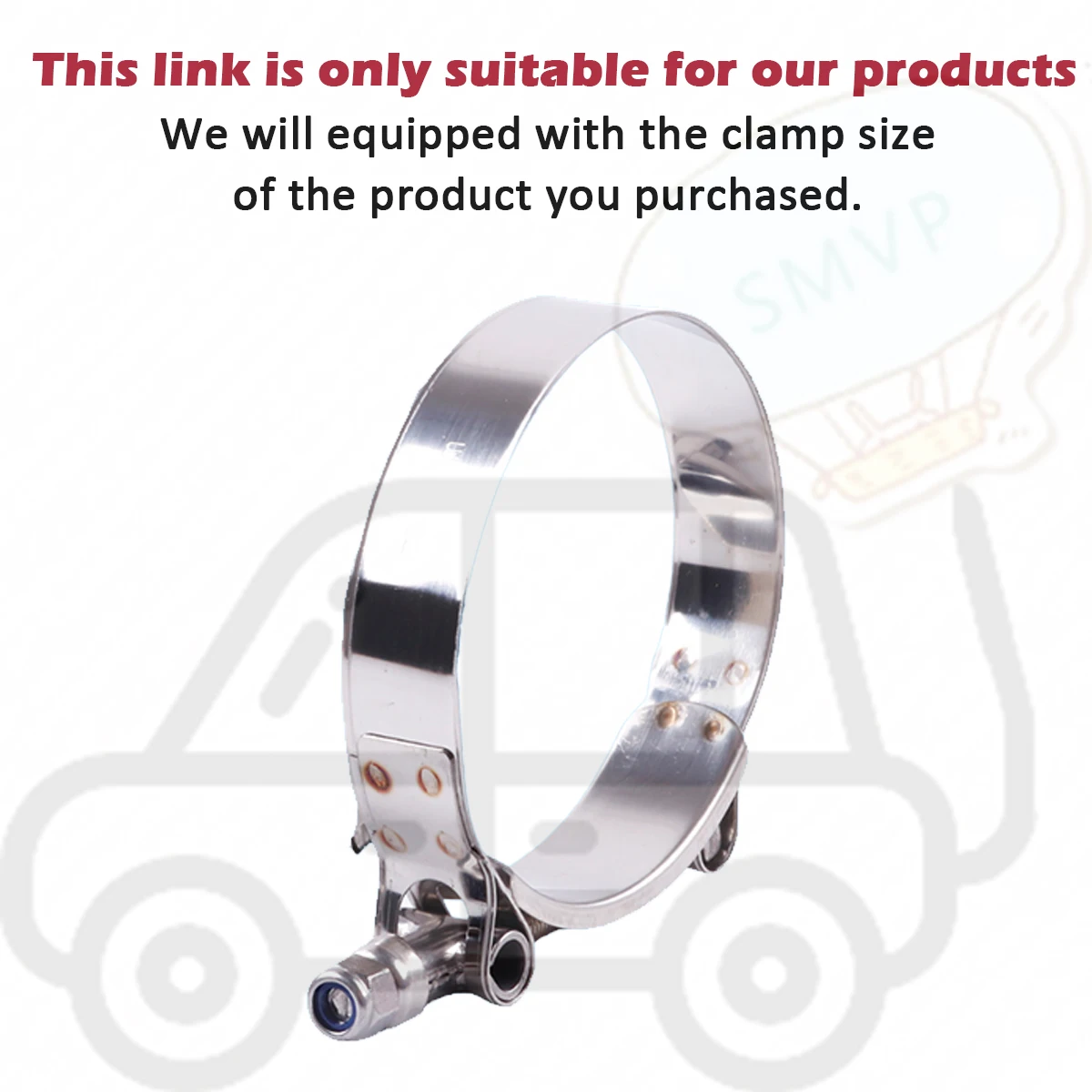 

1PC T-Bot Clamp Steel Powerful Hose Clamp Exhaust Air Water Pipes Durable Sealing Powerful Strength Repair Welding Tools