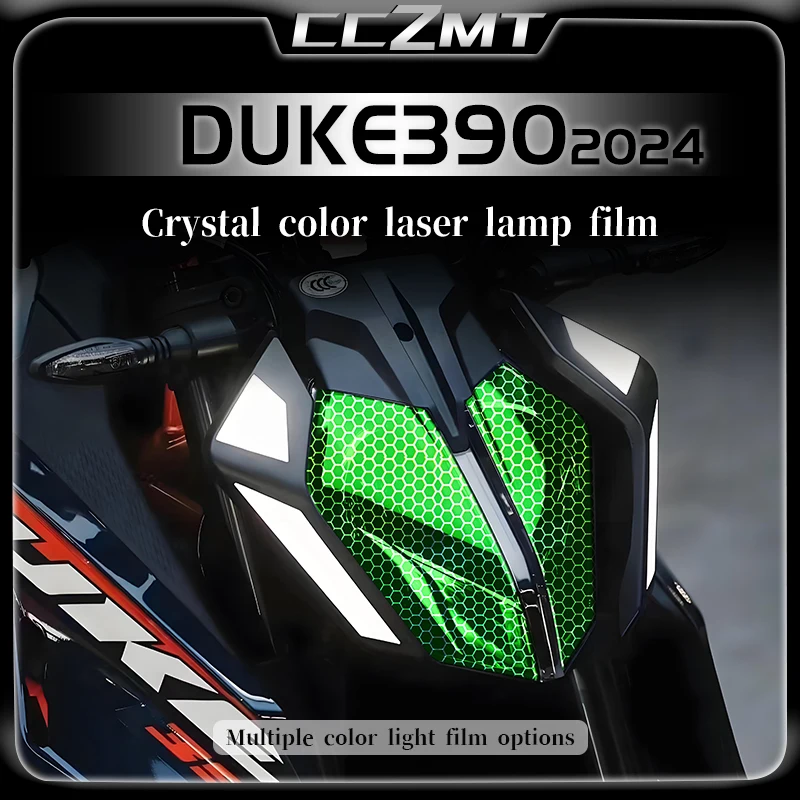 

For KTM DUKE 390 DUKE390 Duke390 2024 Headlight and taillight protection film honeycomb laser sticker modification accessories