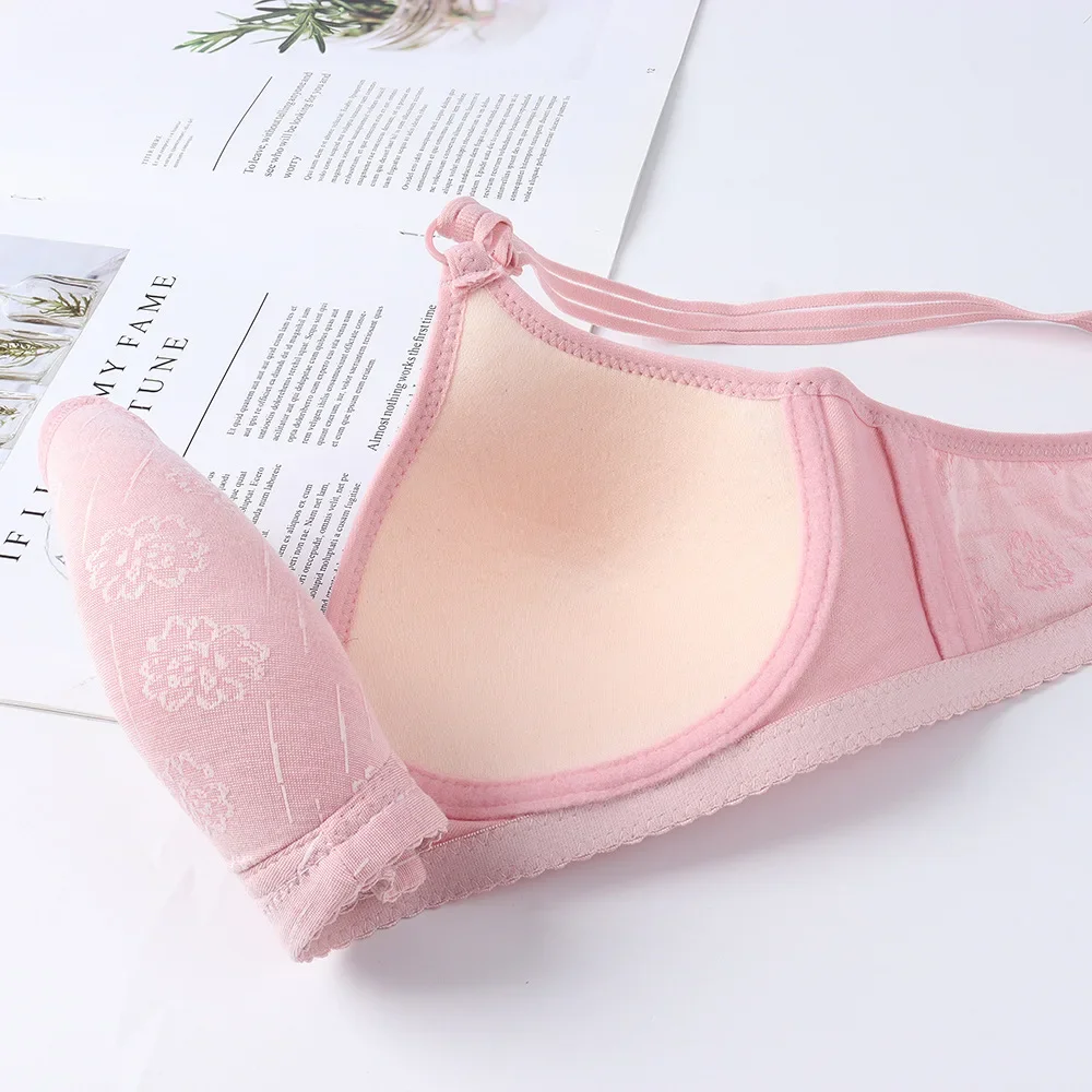 Sexy Underwear Women\'s Thin Bra Girls 36-44 A B Cup Brassiere Wireless Underwear Lady Push Up Bralette Lingerie Push Up Bra