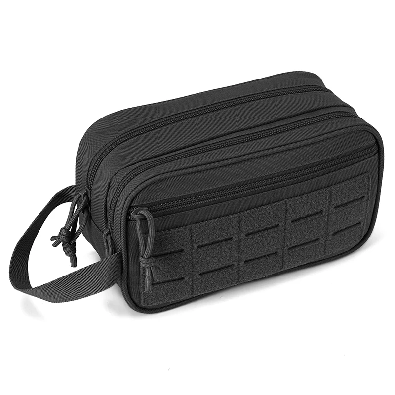 LHI Tactical Toiletry Bag For Men Hygiene Bag Waterproof Compartment Travel Tool Molle Small Dopp Kit