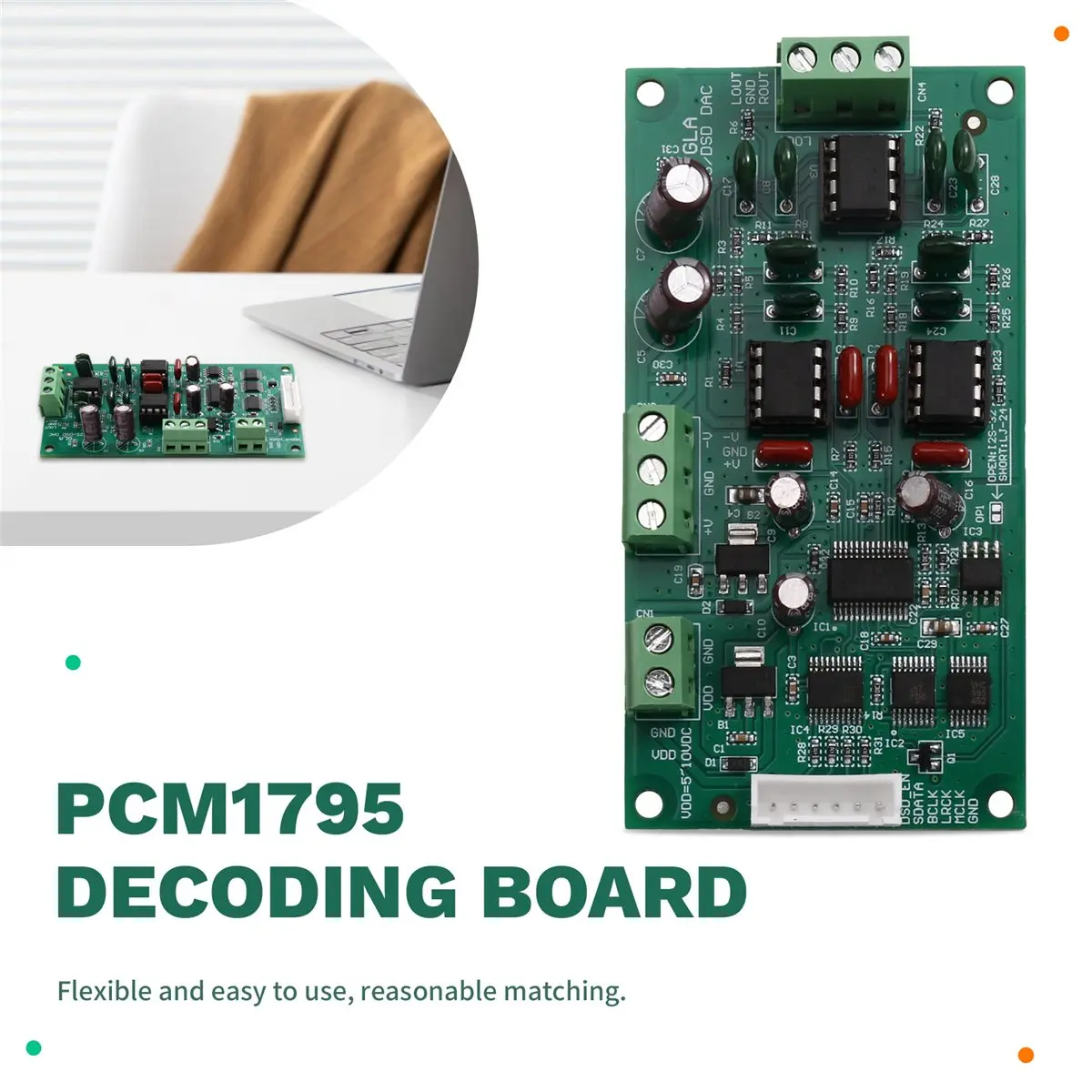 Promotion HIFI Soft Control PCM1795 I2S/DSD for Decoding Board