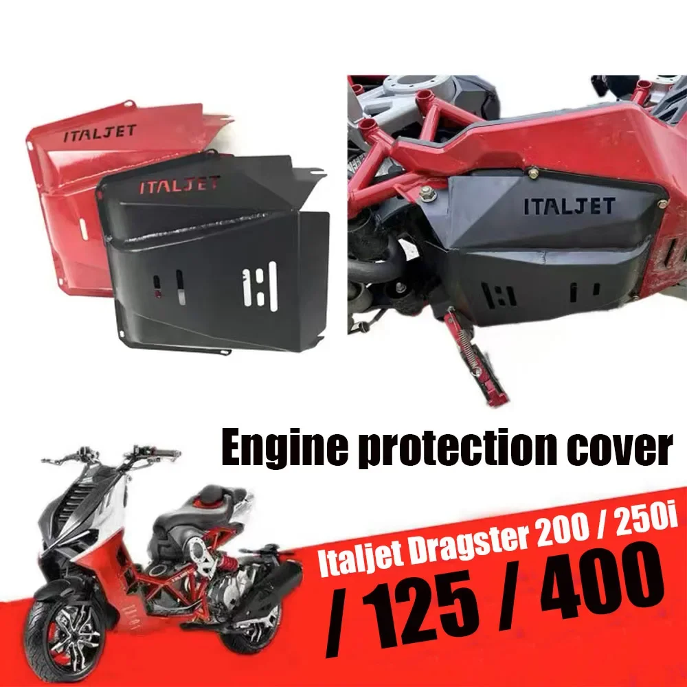 New Fit Italjet Dragster 200 Accessories Engine Guard Engine Protective Cover For Italjet Dragster 200 / 250i / 125 / 400