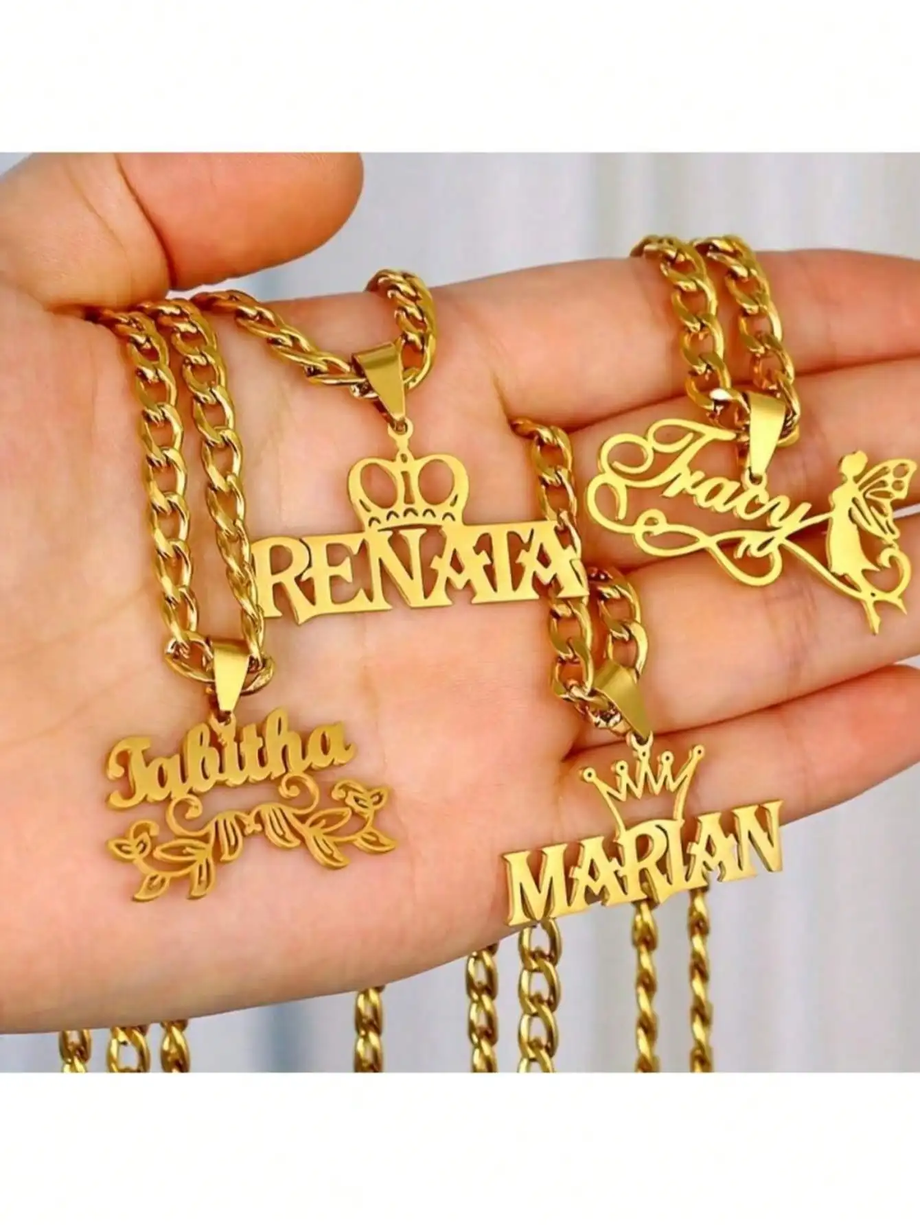 Customize nk melon buckle necklace personalized custom name necklace Christmas Valentine's Day anniversary couple birthday gift