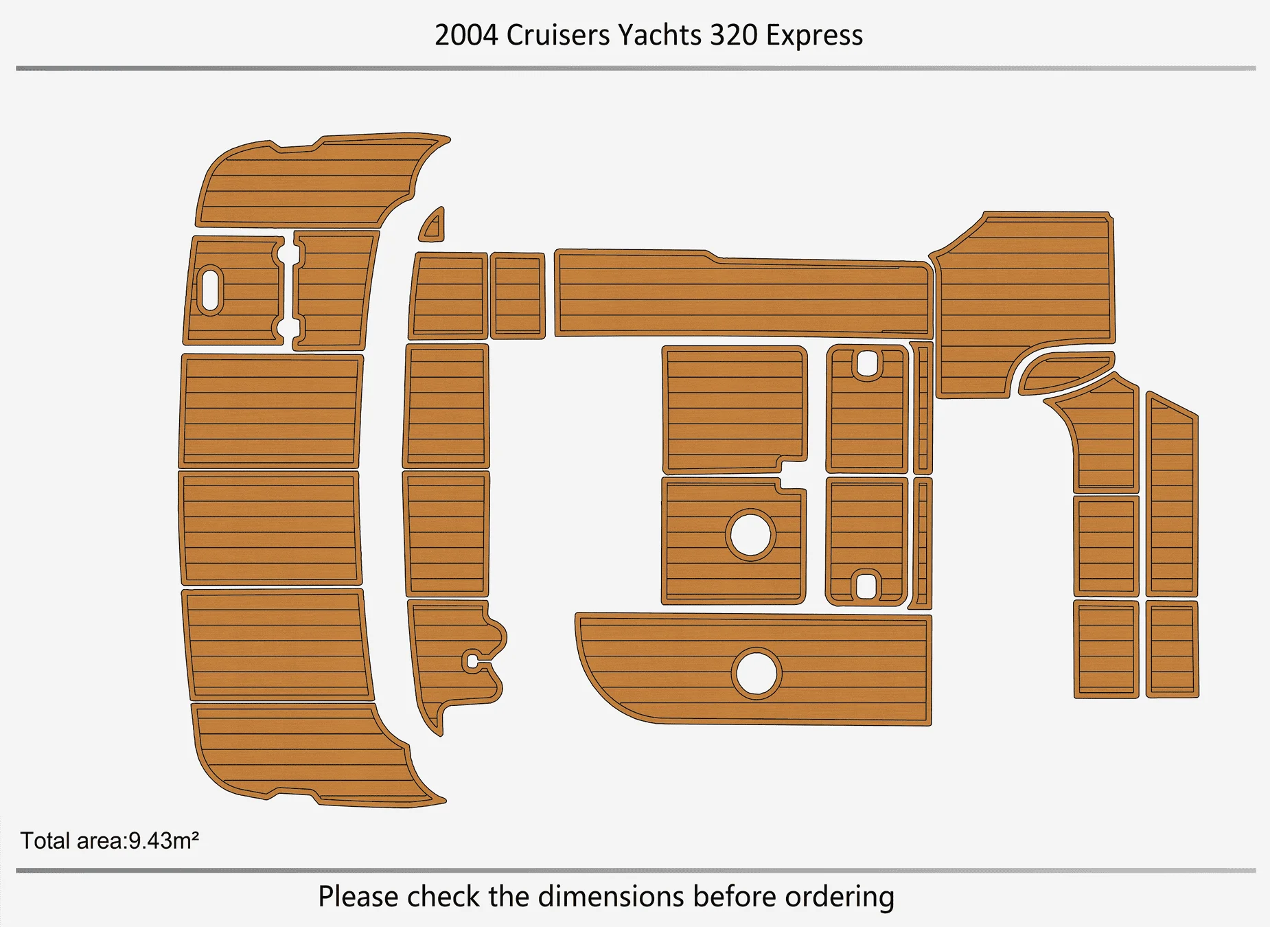 2004-2006 Cruisers Yachts 320 Express 1/4