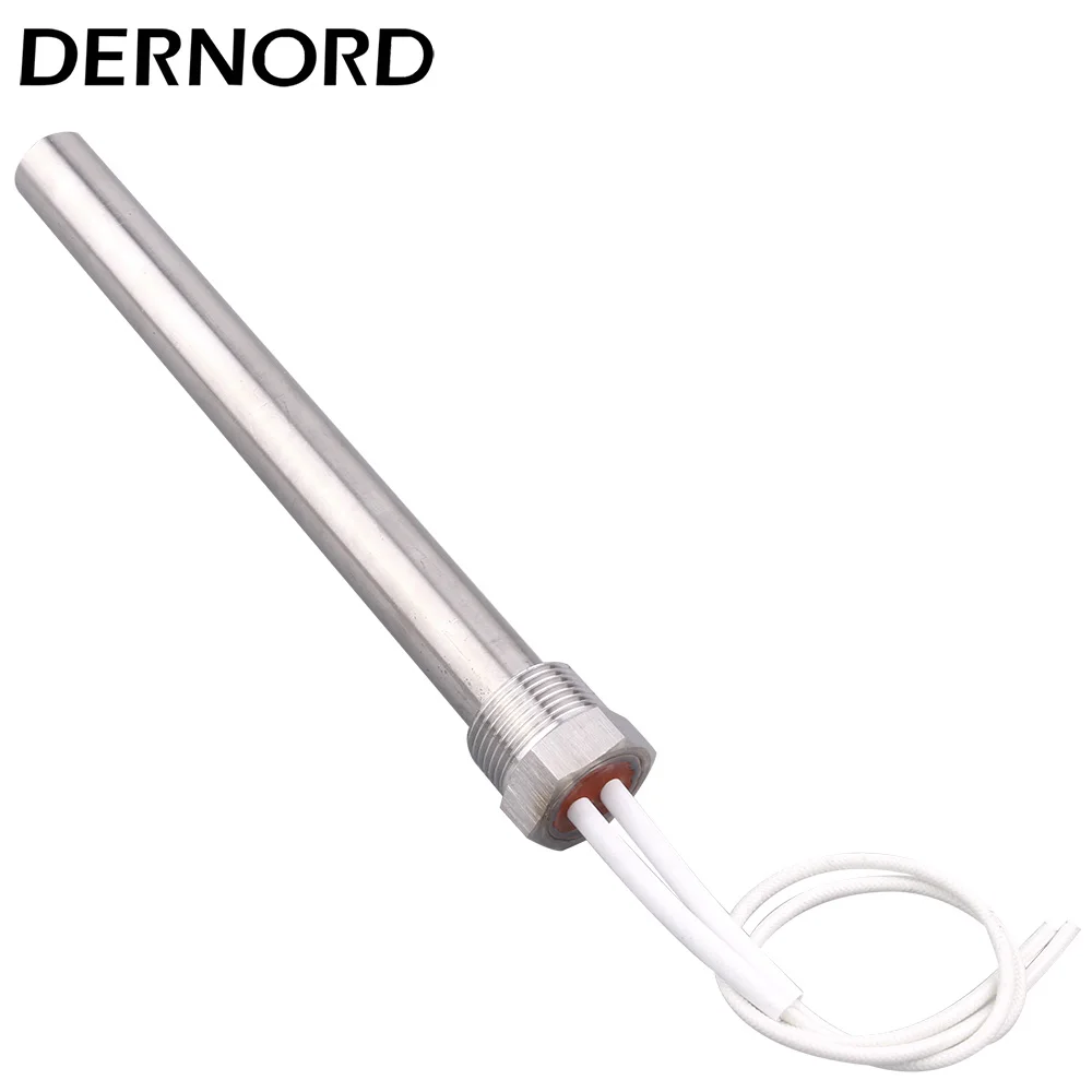 220V 3/4\'\' NPT Thread Immersion Cartridge Heater Stainless Steel 304 DN20  Electric Heating Element 250W 500W 1KW 1.5KW 2KW