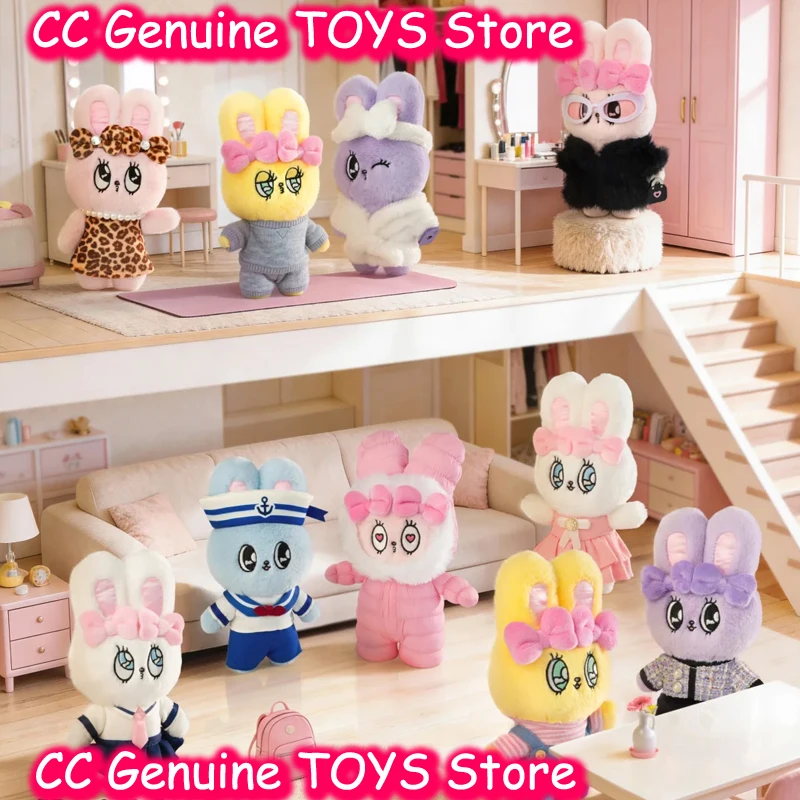 

New Esther Bunny Fashion In Motion Series Blind Box Cute Plush Doll Collection Desktop Ornament Trendy Surprise Gift For Girls